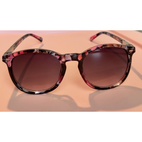 Lot of 3 Sunglasses Elle Retro Tortoiseshell, Black Heart Oversized, Aviator Y2K - Picture 3 of 6
